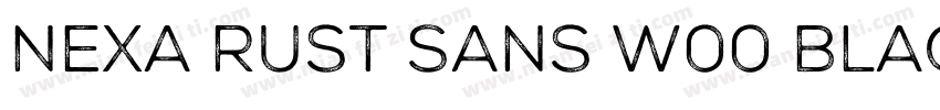 Nexa Rust Sans W00 Blac字体转换